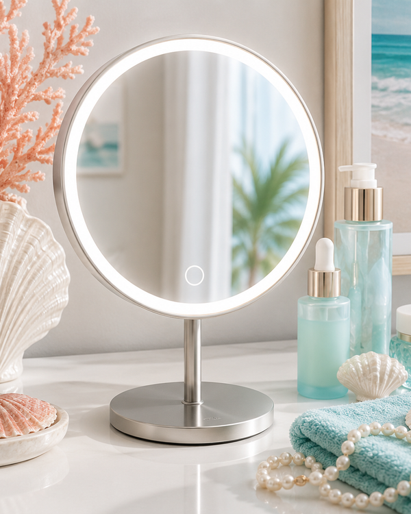 Shell Glow LED Mirror