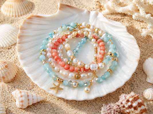Pearl Tide Bracelet Set
