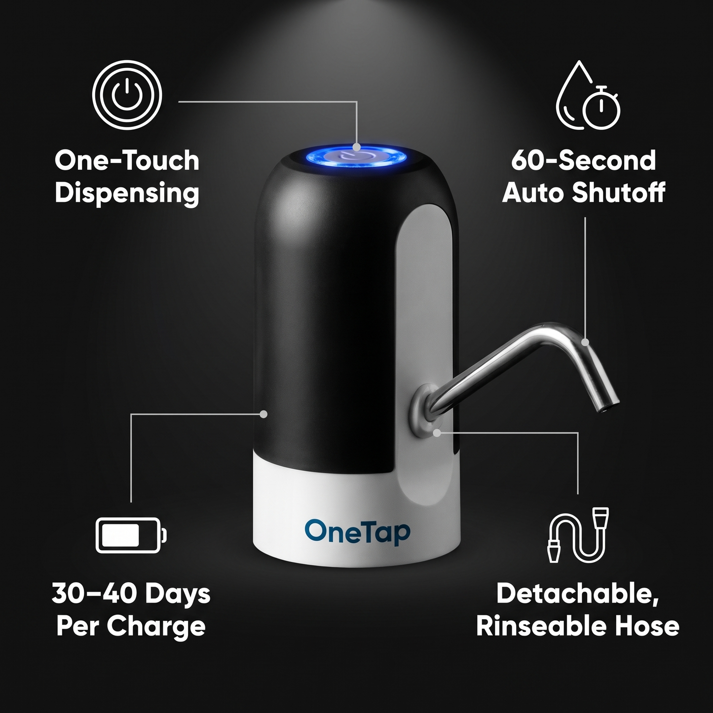 OneTap Automatic Water Dispenser
